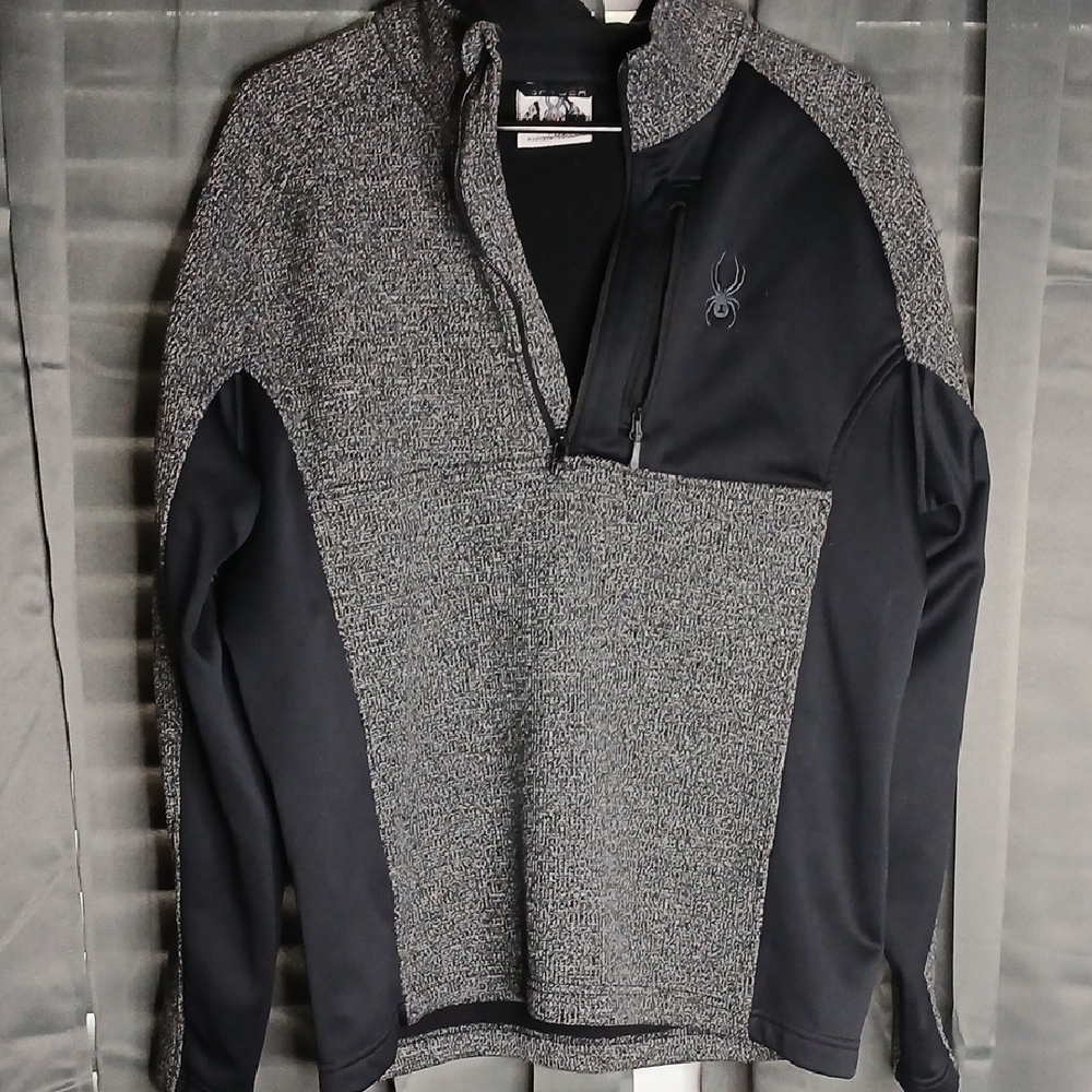 Spyder Black and Gray Pullover